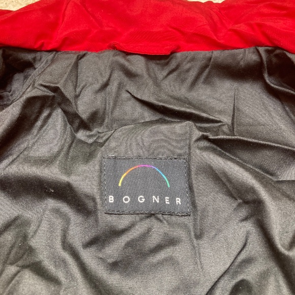 Vintage Bogner Red Goose Down Filled Puffer Ski Winter Jacket Women's Size 8 - Picture 6 of 14